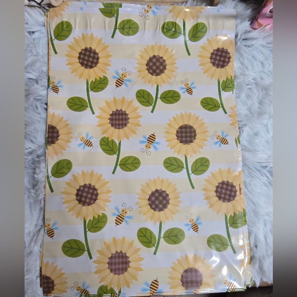 10 polymailers bees